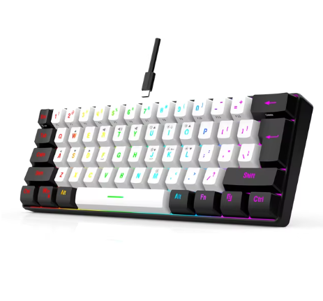 Mechanical Wired 60% RGB Gaming Keyboard